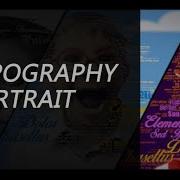 3D Typography Portrait Tool After Effects Template Elements