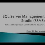 SQL Server Part 4 Adding Default Constraint