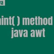 Paint Method In Java Awt What Is Use Of Paint Method Example