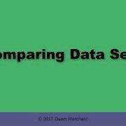 Comparing Data Sets