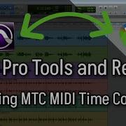 Pro Tools MTC Sync Link Reaper Midi Time Code