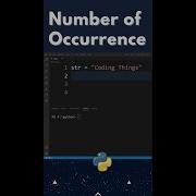 How To Count Number Of Occurrences Of A Character In A String In Python Shorts Shortsfeed