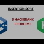 Insertion Sort Hackerrank 5 Problems