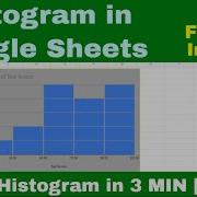 Histogram In Spreadsheets