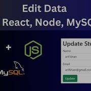 How To Update Data Using React Js Node Js And MySQL Database
