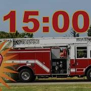 15 Minute Fire Truck Countdown Timer Fire Truck Siren Sounds And Flashing Lights
