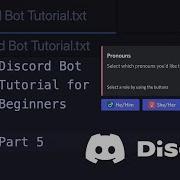 Discord Bot Tutorial For Beginners 2022 Part 5 Button Handler Role Selector Buttons