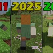 Minecraft In Different Years Be Like