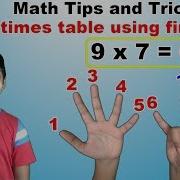 Learn 9 Times Multiplication Table FINGERS Easy And Fast Way To Learn Math Tips And Tricks