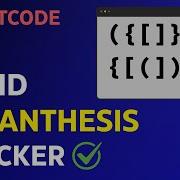 Valid Paranthesis Checker Valid Brackets JavaScript Leetcode 20