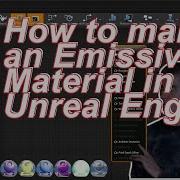 How To Create An EMISSIVE Material In Unreal Engine