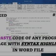 How To Copy Code With Syntax Highlighting In Word Any Language Issue Fixed Titan Spy 2026