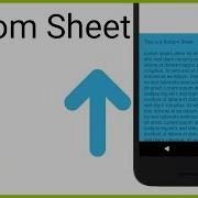 Persistent Bottom Sheet Android Studio Tutorial