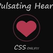 Pulsating Heart Loader HTML CSS Loader CSS Animation