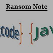 Leetcode Question 383 Ransom Note In Java