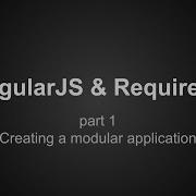 AngularJS RequireJS Tutorial
