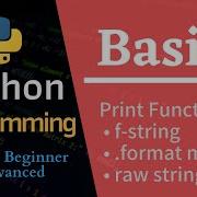 Print Function Python Programming Tutorial 4