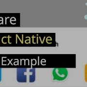 React Native Social Share Tutorial