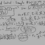 Internal Model Control Example Problem
