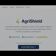 Chromium Chainlink Hackathon AgriShield Website Demo