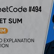 494 Target Sum Leetcode Problem Solution With Explanation DSA Problem Series
