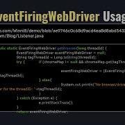 Org Openqa Selenium Support Events EventFiringWebDriver With Examples