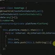 Ion Infinite Scroll In Ionic 4