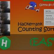 Hackerrank Counting Sort Walkthrough Python Hackerrank