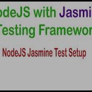 NodeJS Jasmine Test Setup