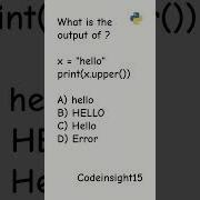 Can Guess The Output Shortsfeeds Shorts Pythonprogramming Python Pythonquiz