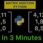 Matrix Addition In Python Matrix Addition Python Data Science Galaxy