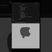 How To Make Apple Logo HTML CSS