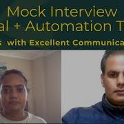 Mock Interview Manual And Automation Testing Ex Infosys With Excellent Communication Skills
