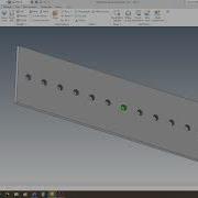 Autodesk Inventor 2025 2026 3D Modeling Tutorials How To Work With Rectangular Pattern Tutorial