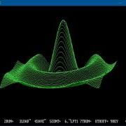 3D Surface Plot With Hidden Lines Removal For PC BASIC GW BASIC