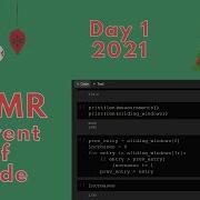 ASMR Coding Solving Python Puzzles Advent Of Code 21 Day 1
