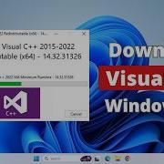 How To Download Install Visual C Redistributable In Windows 11