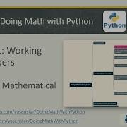 Математика с Python 002 1 1 Основные математические операции