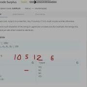 Trade Surplus SURPLUS Codechef STARTERS 100 Full Solution