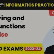 Querying And SQL Functions Exercise Code 065 Class 12 Informatics Practices Chapter 1 2022 23