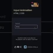 Input Animation Password Animation Shorts Htmlcssjavascript