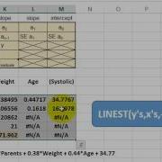 Multiple Regression With Excel S LINEST