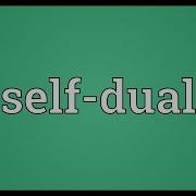 Self Dual Meaning