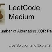 3811 Number Of Alternating XOR Partitions Leetcode Medium