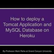 HOWTO Deploy A Tomcat Java Application On Heroku