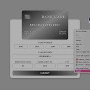 Credit Card In Html Css And Js