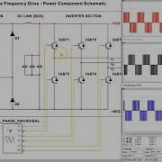 How A 3 Phase Pulse Width Modulation PWM VFD Inverter Works Simulation