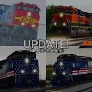 Новые локомотивы BNSF и America 250 а также карты Blue River Blue River Mainline Remastered 4