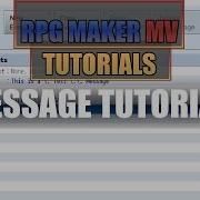 RPG Maker MV Tutorial Messages