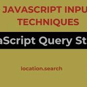 Learn JavaScript Query String How To Take Input From Query String In JavaScript Learn JavaScript